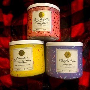 Sprinkle collection 3 wick candle from Bath and Body works